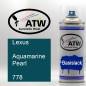 Preview: Lexus, Aquamarine Pearl, 778: 400ml Sprühdose, von ATW Autoteile West.